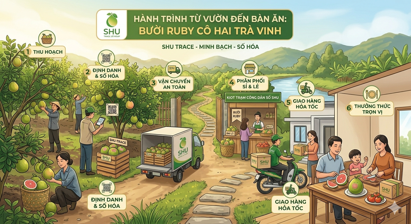 Hành trình từ vườn đến bàn ăn